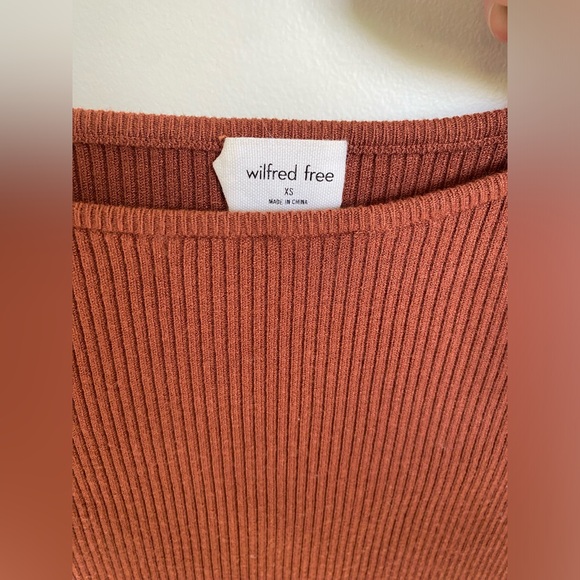 Wilfred Ribbed Cutout Dress - Picture 3 of 4